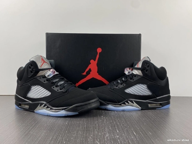 Rep 845035-003 Metallic (2016) Retro Black Jordan 5 0825